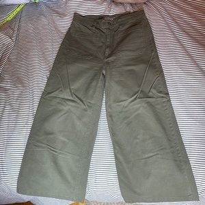 J. Crew Wide Leg Crop Khaki